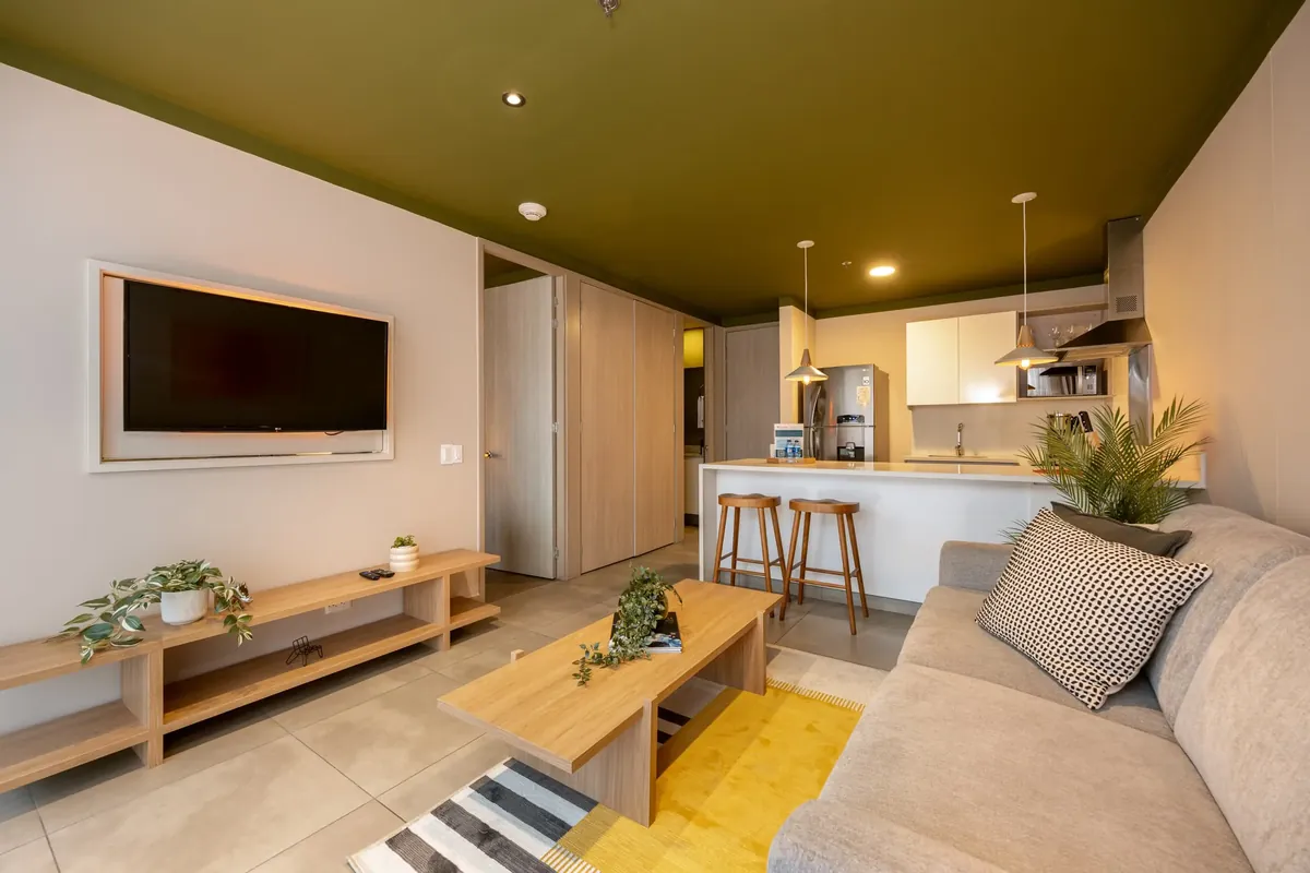 Kitchen in a Premium furnished apartment at Soul Lifestyle Apartments